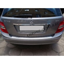 Накладка на задний бампер Mercedes C Class W204 Kombi (2007-2011)